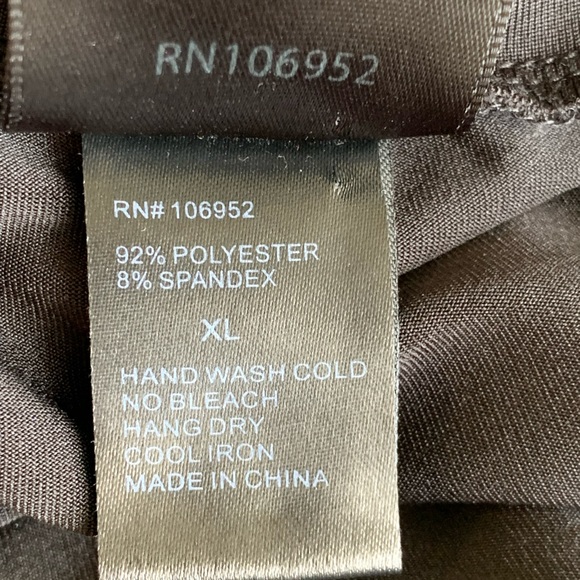 BLVD COLLECTION LASER CUT BLACK DRESS. SIZE XL. BODYCON - Picture 8 of 8